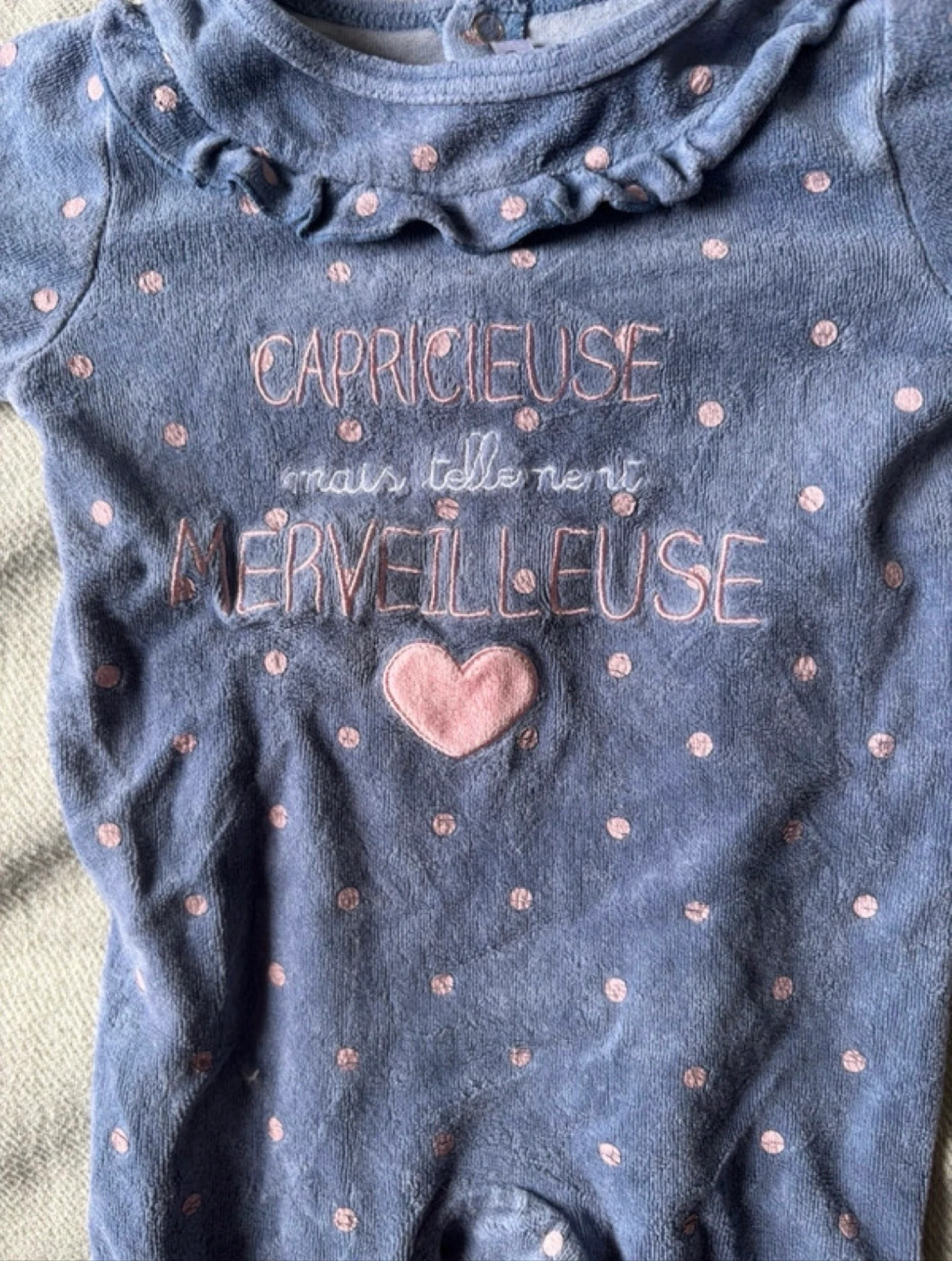 246/ Baby 1-piece Pajamas - Gémo - 9 months – photo 2